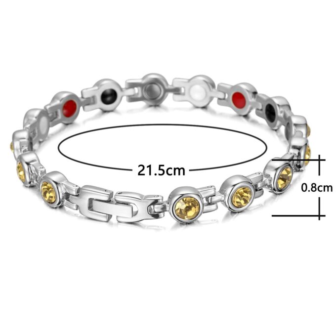 Womens Magnetic Bracelets For Arthritis Pain and weight loss - Image 8