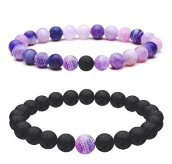Purple Distance Bracelets