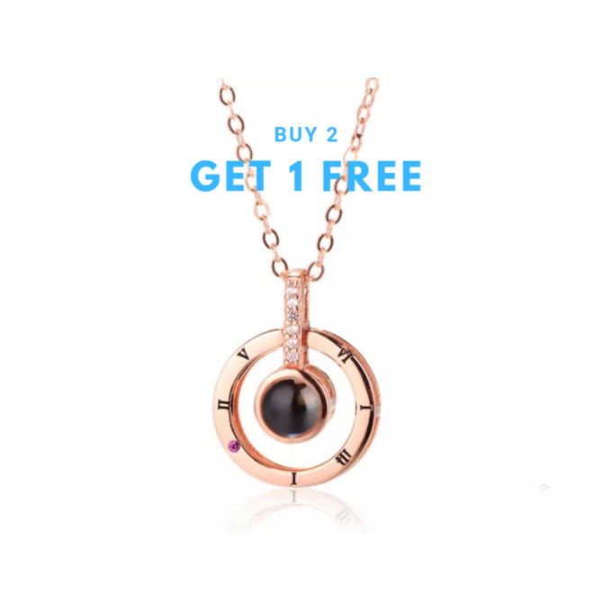 I Love You Necklace - Rose Gold - Image 4