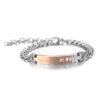 'His Only' and 'Her One' Stainless Couples Bracelet - Image 5