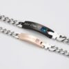 'His Only' and 'Her One' Stainless Couples Bracelet - Image 6