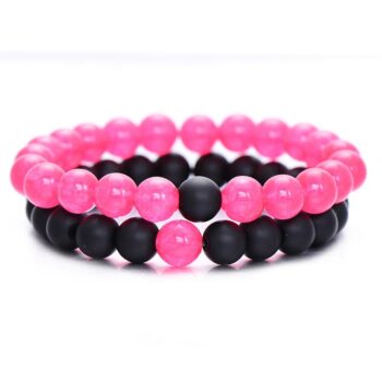 Hot Pink Distance Bracelets