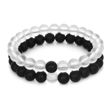 Clear Distance Couple Bracelets