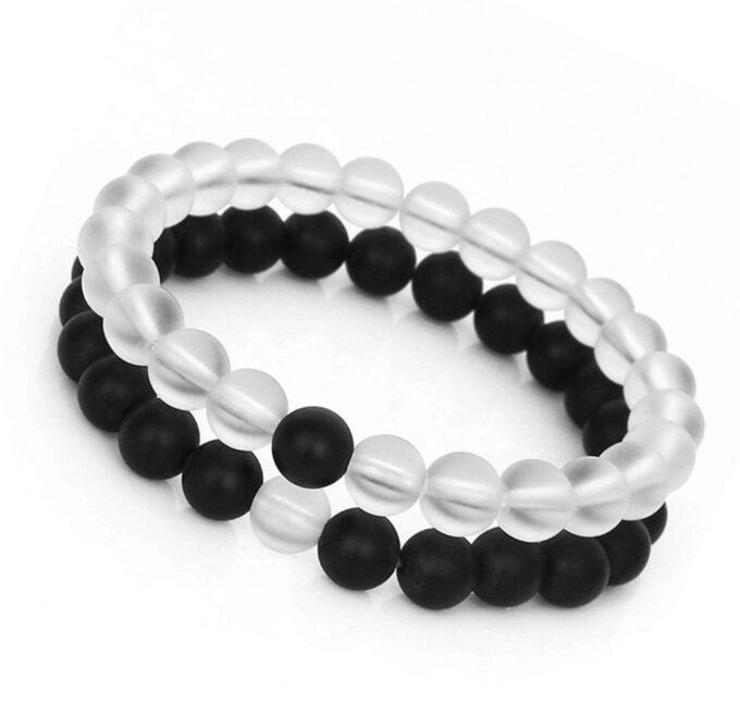 Clear Distance Couple Bracelets - Image 2