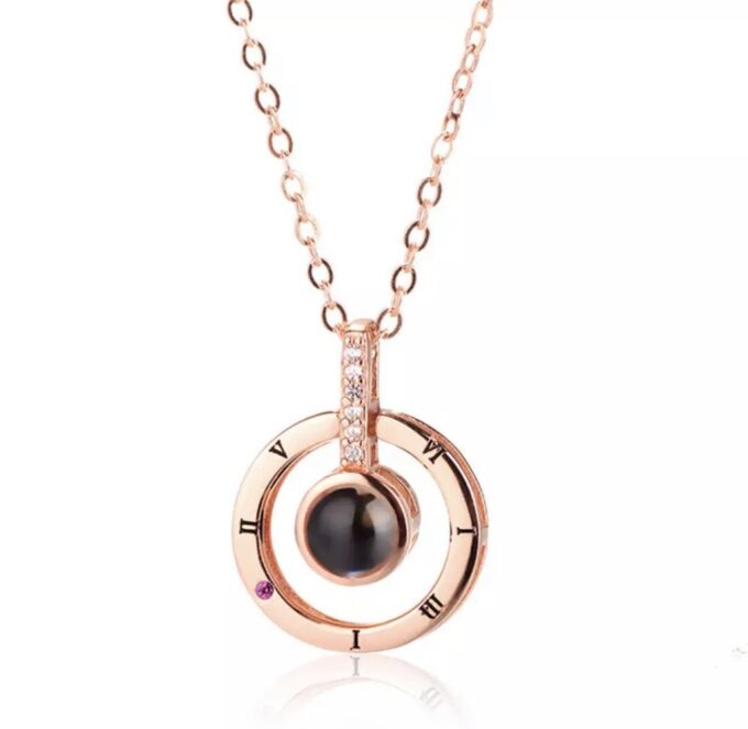 I Love You Necklace - Rose Gold