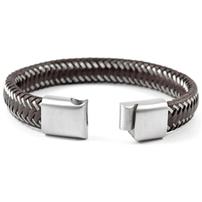Unique Braided Leather Bracelet - Image 4