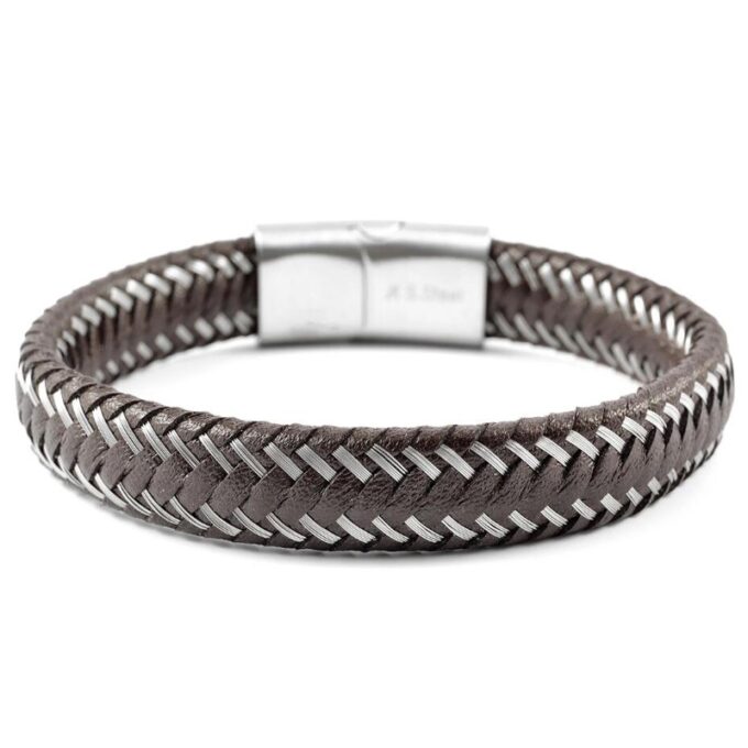 Unique Braided Leather Bracelet