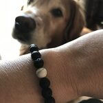 White Howlite Lava Stone Diffuser Anxiety Bracelet