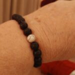 White Howlite Lava Stone Diffuser Anxiety Bracelet