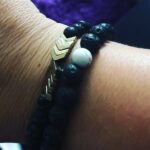 White Howlite Lava Stone Diffuser Anxiety Bracelet