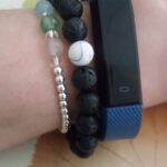 White Howlite Lava Stone Diffuser Anxiety Bracelet