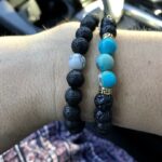 White Howlite Lava Stone Diffuser Anxiety Bracelet