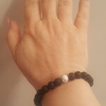 White Howlite Lava Stone Diffuser Anxiety Bracelet