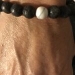 White Howlite Lava Stone Diffuser Anxiety Bracelet