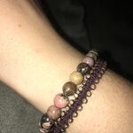 Black Rhodonite Anxiety Bracelet