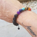 7 Chakra Adjustable Anxiety Bracelet