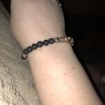 Black Rhodonite Anxiety Bracelet
