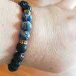 Blue Regalite Anxiety Bracelet