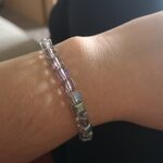 Rainbow Aura Glass Diffuser Anxiety Bracelets