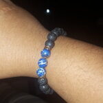 Blue Regalite Anxiety Bracelet