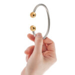 Stainless Steel High Gauss Magnetic Bangle for Pain