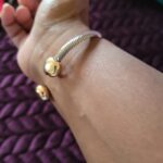 Stainless Steel High Gauss Magnetic Bangle for Pain