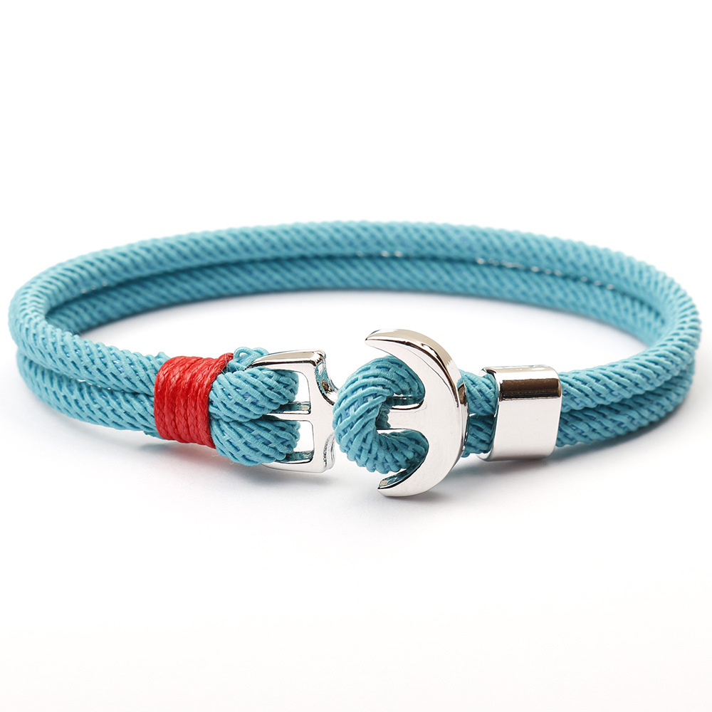 Personalised Anchor Men's Leather Bracelets - Image 2
