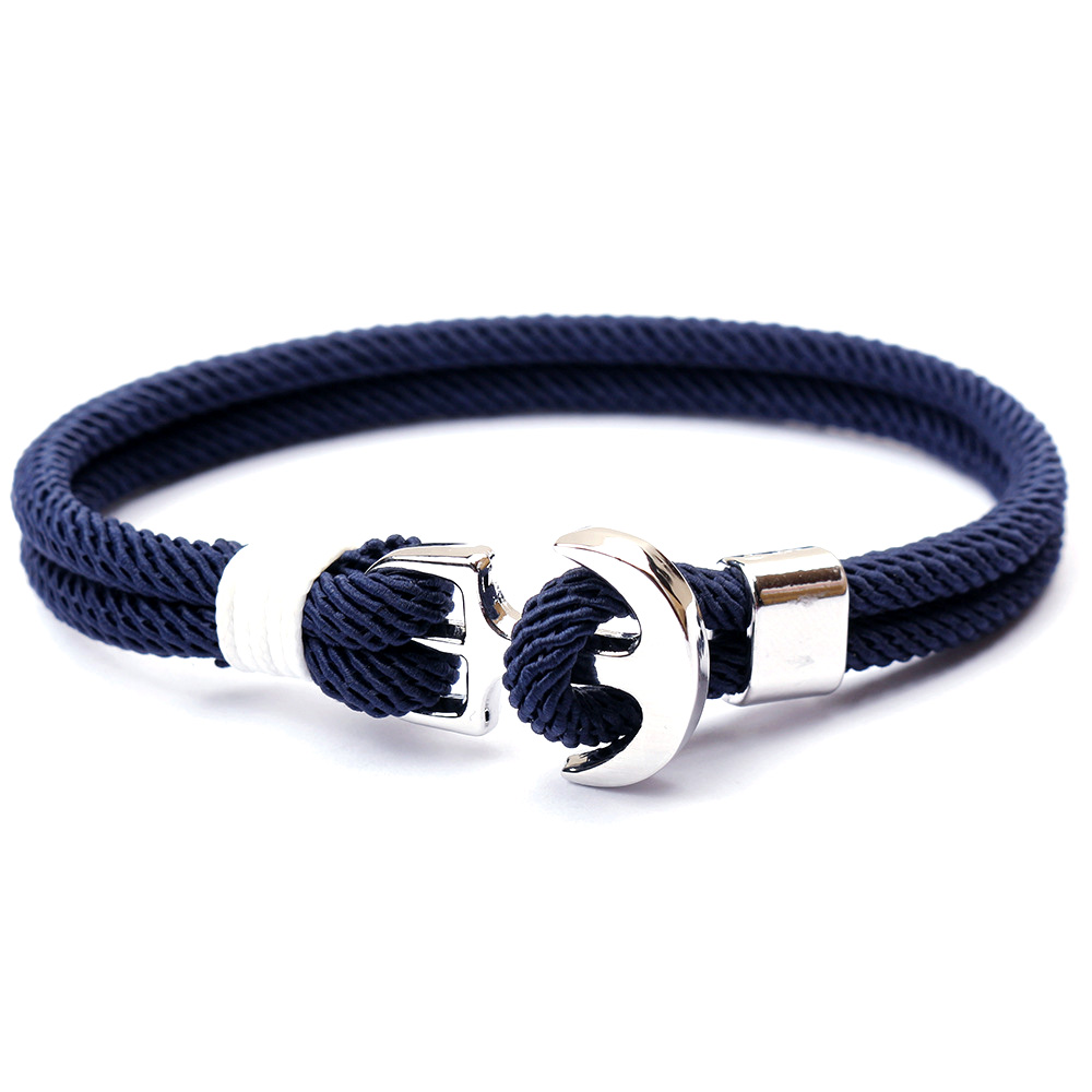 Personalised Anchor Men's Leather Bracelets - Image 6